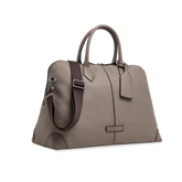 Grained Leather Travel Bag with Strap | The Bridge