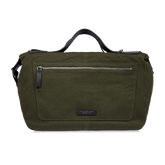 Reisetasche aus Leder und Stoff mit Schulterriemen | The Bridge