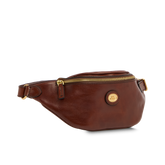 Men's leather belt bag - Brown | The Bridge
