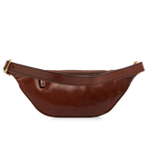 Men's leather belt bag - Brown | The Bridge