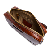 Pochette uomo in pelle con zip | The Bridge