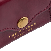 Leather Keyring with Hook - Barolo | The Bridge