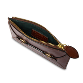 Leather clutch bag for women with zip | The Bridge