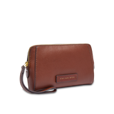 Clutch Leder mit Handgelenksschlaufe und Reißverschluss in kleiner Größe - Damen-Kleinlederwaren | The Bridge