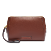 Clutch Leder mit Handgelenksschlaufe und Reißverschluss in mittlerer Größe - Damen-Kleinlederwaren | The Bridge