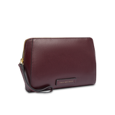 Clutch Leder mit Handgelenksschlaufe und Reißverschluss in mittlerer Größe - Damen-Kleinlederwaren | The Bridge