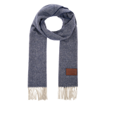 Wool stole with fringes | The Bridge