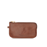 Leather key holder with zipper - Women's leather keychains | The Bridge