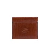 Geldbörse Leder für Münzen - Braune Ledertaschen und Accessoires | The Bridge