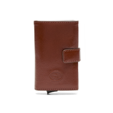 Tarjetero de piel con cierre y protección RFID | The Bridge