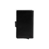 Porte-cartes cuir RFID ouverture rapide - BLACK | The Bridge