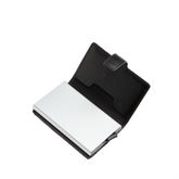 Porte-cartes cuir RFID ouverture rapide - BLACK | The Bridge