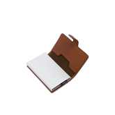 Leather snap card holder with RFID protection - Custom leather accessories men | The Bridge