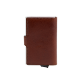 Leather card holder with RFID protection | The Bridge