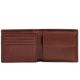 Men’s leather wallet with coin pocket - Brown leather bags and accessories | The Bridge