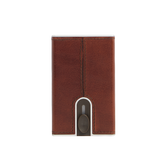 Portcarte in pelle a scatto con protezione rfid - Idee regalo uomo | The Bridge