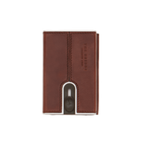 Leather pop-up card holder with RFID protection | The Bridge