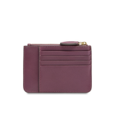 Compact leather card holder with zip | The Bridge