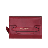 Women's Leather Wallet with Coin Pocket - RED | The Bridge