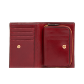 Women's Leather Wallet with Coin Pocket - RED | The Bridge