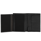 Men's Leather Wallet Story - Black/palladium/ruthenium - Story collection | The Bridge