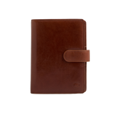 Leather agenda with refillable pages - Custom leather accessories women | The Bridge