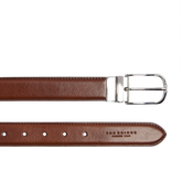 Men's Reversible Black/Brown Leather Belt | The Bridge