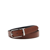 Men's Reversible Black/Brown Leather Belt | The Bridge