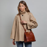 Leather crossbody bag | The Bridge