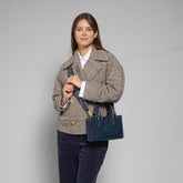 Leather handbag with removable shoulder strap | The Bridge