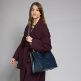 Leather handbag with removable shoulder strap | The Bridge