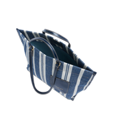 Leather and fabric shopper bag | The Bridge