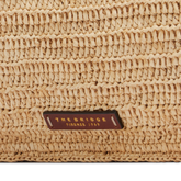 Borsa shopper in pelle e paglia di Vienna | The Bridge
