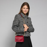 Leather crossbody bag with chain | The Bridge