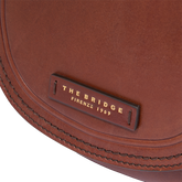 Leather crossbody bag with chain strap | The Bridge