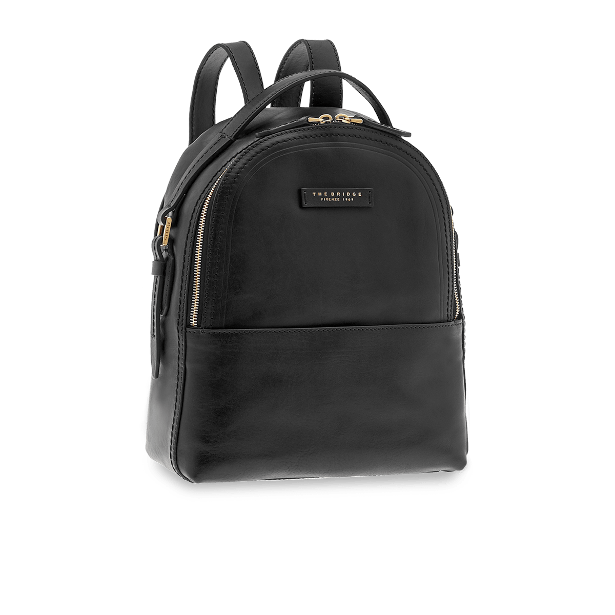 Lederrucksack Rucksack Schwarz Gold Damen Mcm Handtasche Mcm