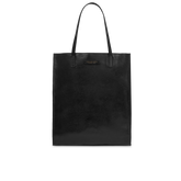 Bolso shopper de piel Mirra - Negro/oro - Mirra Collection | The Bridge