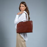 Leather shopper bag | The Bridge