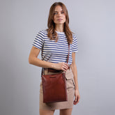 Small leather crossbody bag | The Bridge