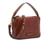 Leather crossbody bag with zip closure - Larissa Collection | The Bridge