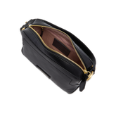 Leather crossbody bag with zip closure | The Bridge