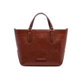 Leather handbag with removable shoulder strap - Larissa Collection | The Bridge