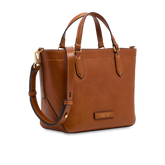 Leather handbag with removable shoulder strap - Larissa Collection | The Bridge