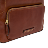 Zaino donna in pelle con tasca frontale | The Bridge