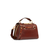 Leather handbag with removable shoulder strap - Handbags | The Bridge