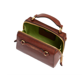 Leather handbag with removable shoulder strap | The Bridge