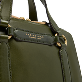 Leather handbag with removable shoulder strap | The Bridge