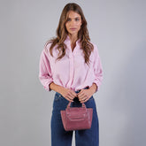 Women’s leather bag with removable shoulder strap | The Bridge