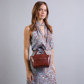 Leather crossbody bag | The Bridge