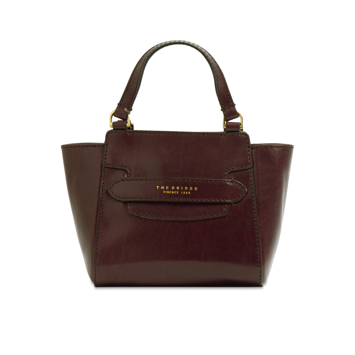 BrooklinModel1939LaSalle1/43英国製ハンドメイド絶版 Women's Leather Handbag with Strap MOCHA/GOLD | The Bridge